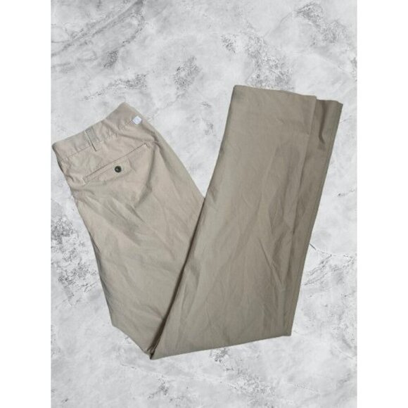 Ministry Of Supply Pace Poplin Lightweight Weather Wear Pants 30 Beige Wrinkle R - Picture 2 of 9